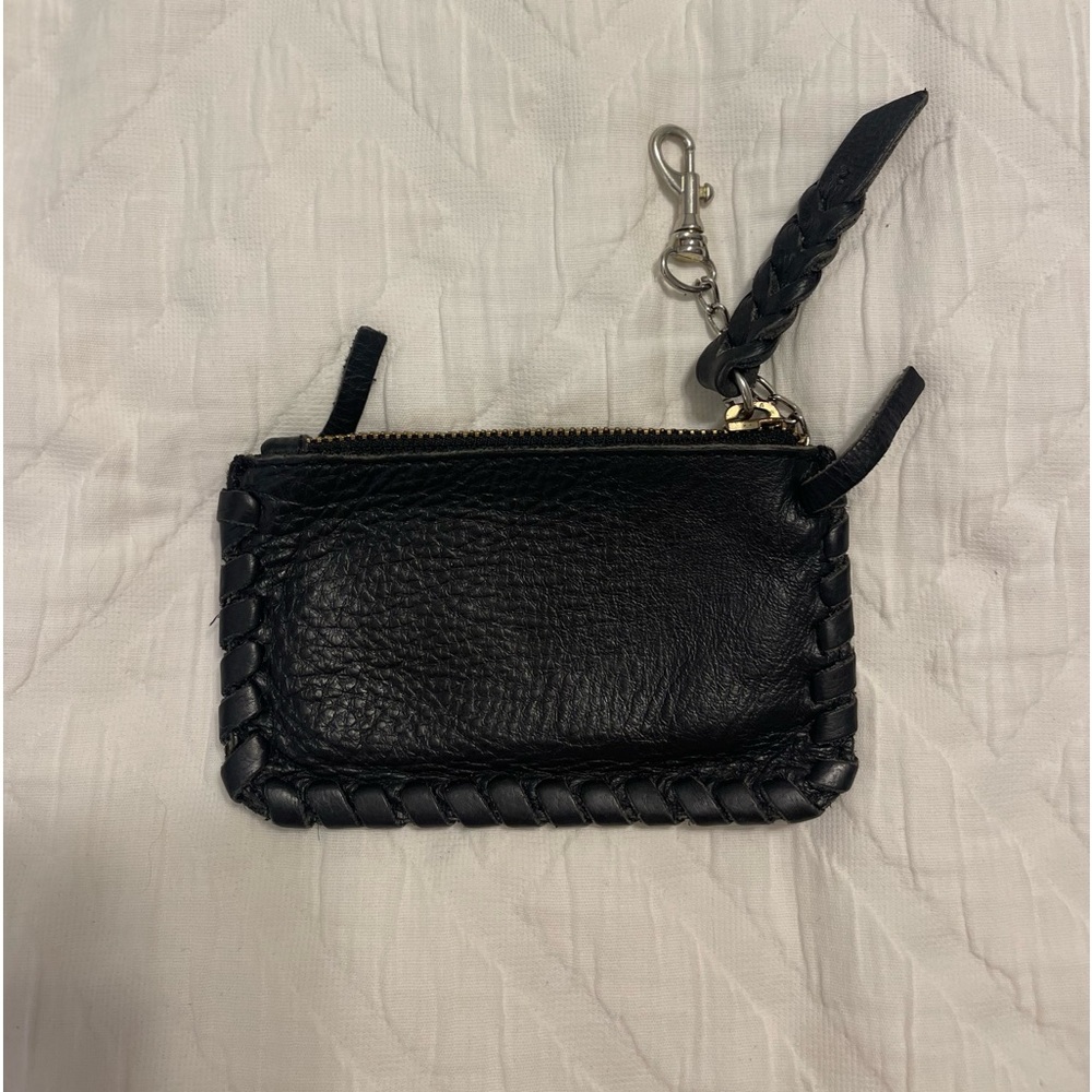 Black Leather Card Holder Wallet